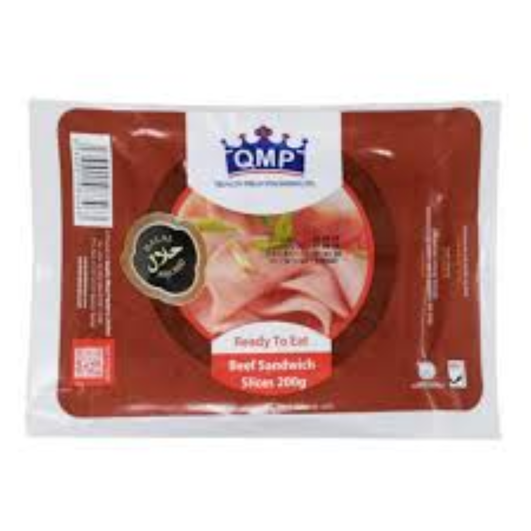 QMP BEEF SANDWICH HAM SLICED 200G